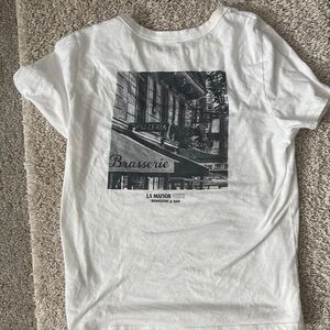 Old Navy White Graphic Tee